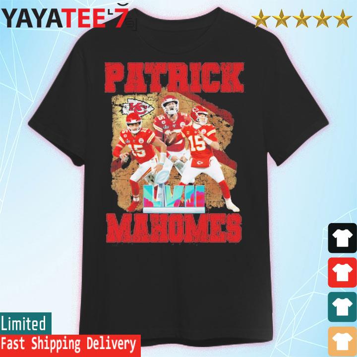 Patrick Mahomes KC Chiefs Super Bowl LVII retro shirt
