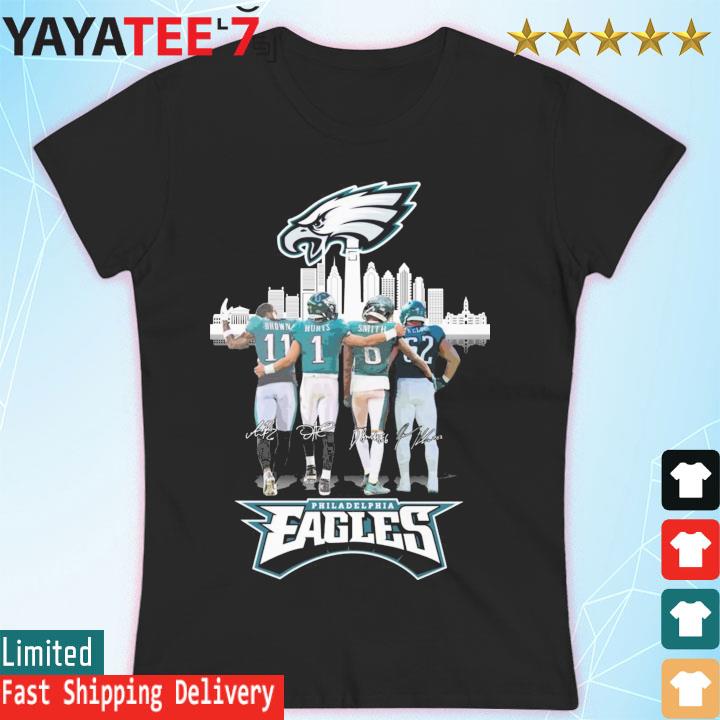 2023 Jalen Hurts DeVonta Smith AJ Brown Philadelphia Eagles Hurts So Good  Signatures Shirt, hoodie, sweater, long sleeve and tank top