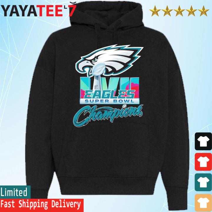 Philadelphia Eagles Super Bowl LVII 57 Champion Trophy Sweatshirt