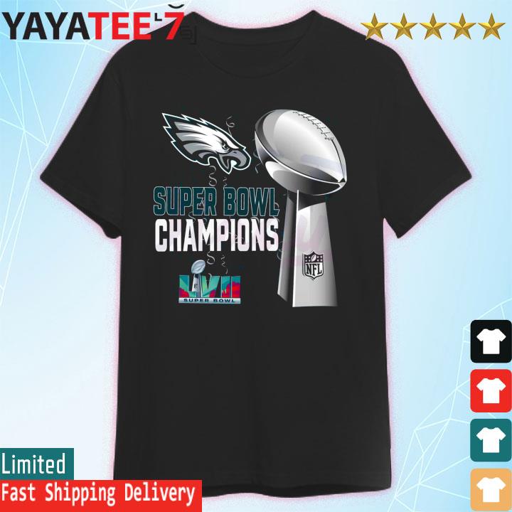 NFL Philadelphia Eagles Super Bowl LVII Champions Trophy Collection Shirt,  hoodie, sweater, long sleeve and tank top