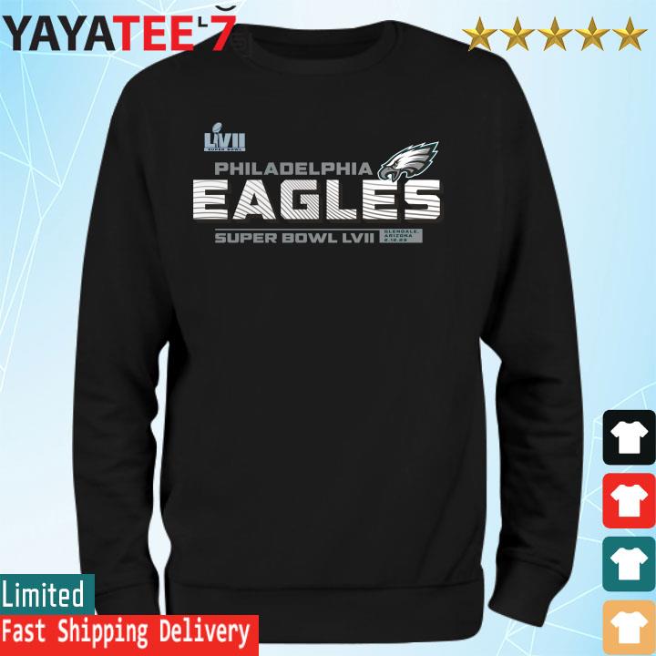 Philadelphia Eagles Super Bowl LVII Vivid Striations logo shirt