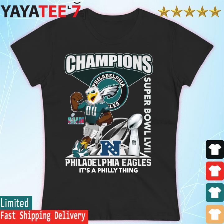 Philadelphia Eagles Swoop Super Bowl LVI Champions It’s a Philly Thing s Women's T-shirt