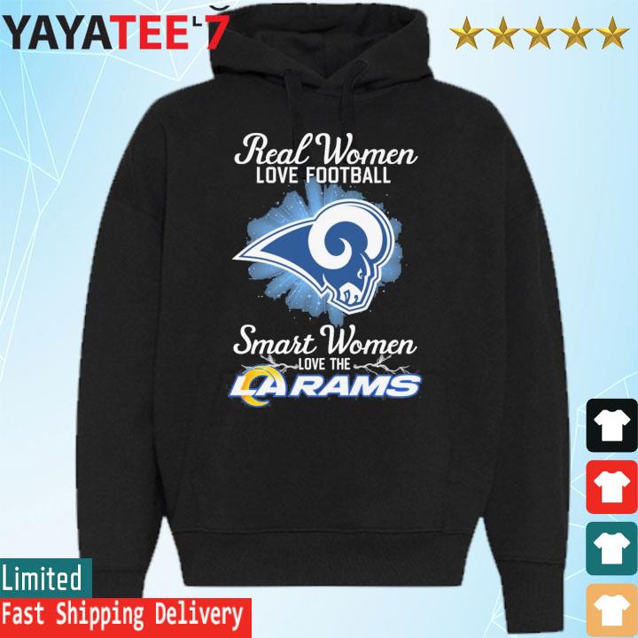 Real women love football smart women love the Los Angeles Rams football  shirt - Guineashirt Premium ™ LLC