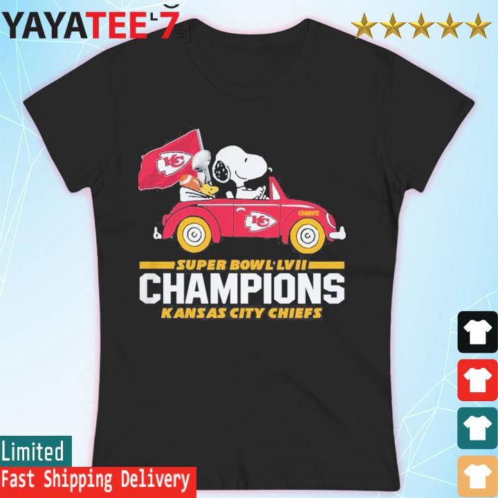 Snoopy Friends Kansas City Chiefs Super Bowl LVII Shirt - High-Quality  Printed Brand