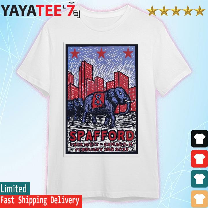 Spafford Illinois, Feb 3rd 2023, Park West Chicago Poster shirt