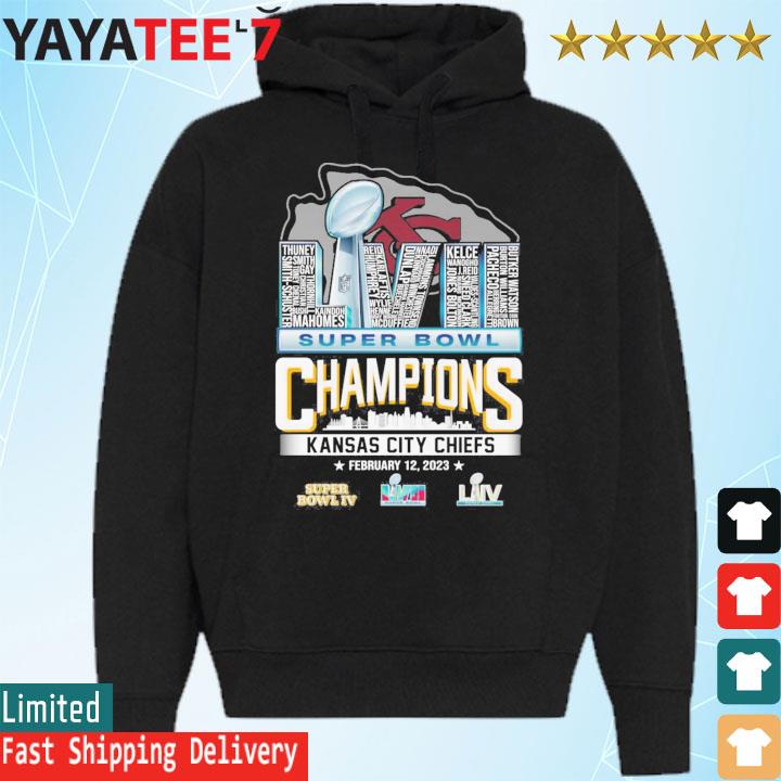 Kansas City Chiefs Champions 2023 Embroidery, Super Bowl LIV