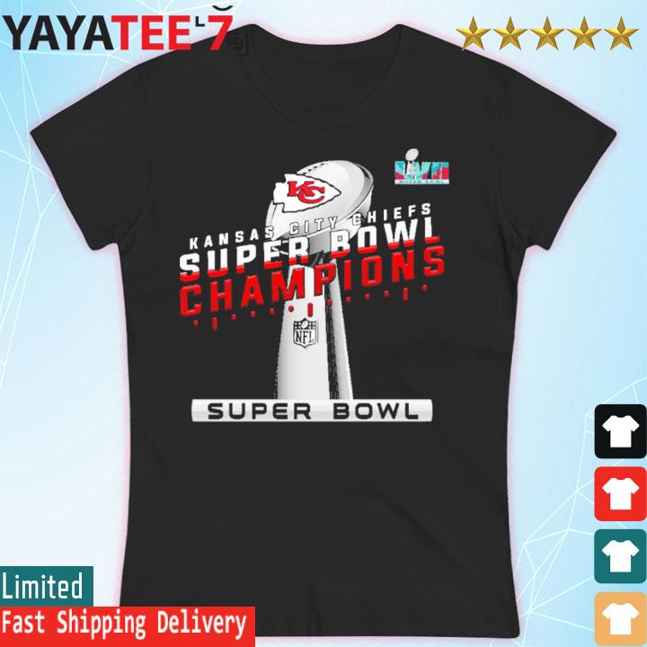 Super Bowl LVI Trophy Kansas City Chiefs victory Eagles Championship s Women's T-shirt