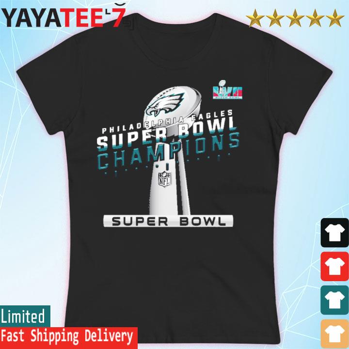 Super Bowl LVI Trophy Philadelphia Eagles victory Chiefs Championship s Women's T-shirt