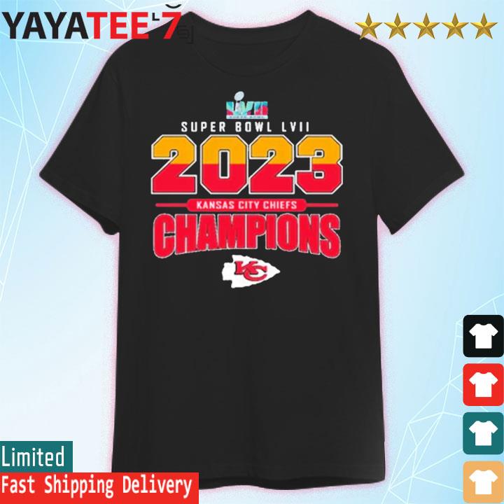 Super Bowl LVII 2023 Kansas City Chiefs Champions hot shirt