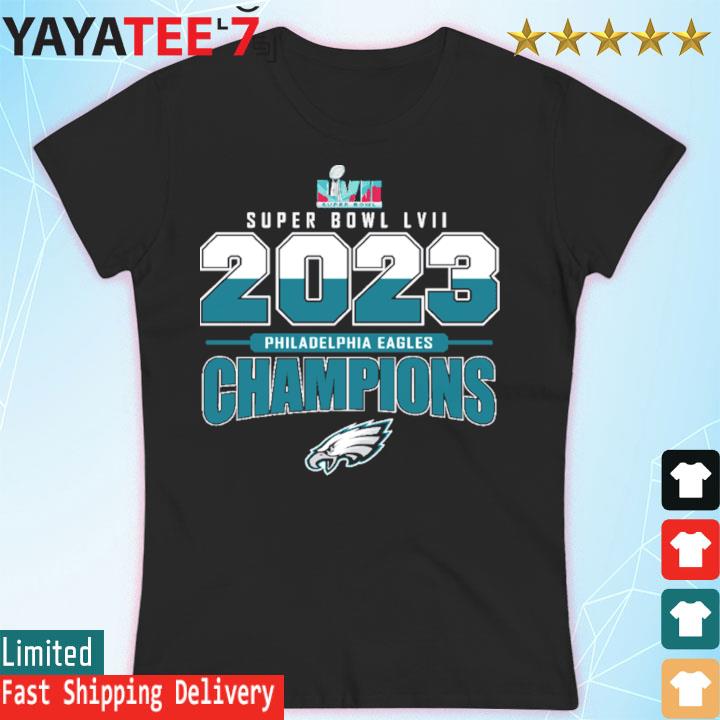 Super Bowl LVII 2023 Philadelphia Eagles Champions hot s Women's T-shirt