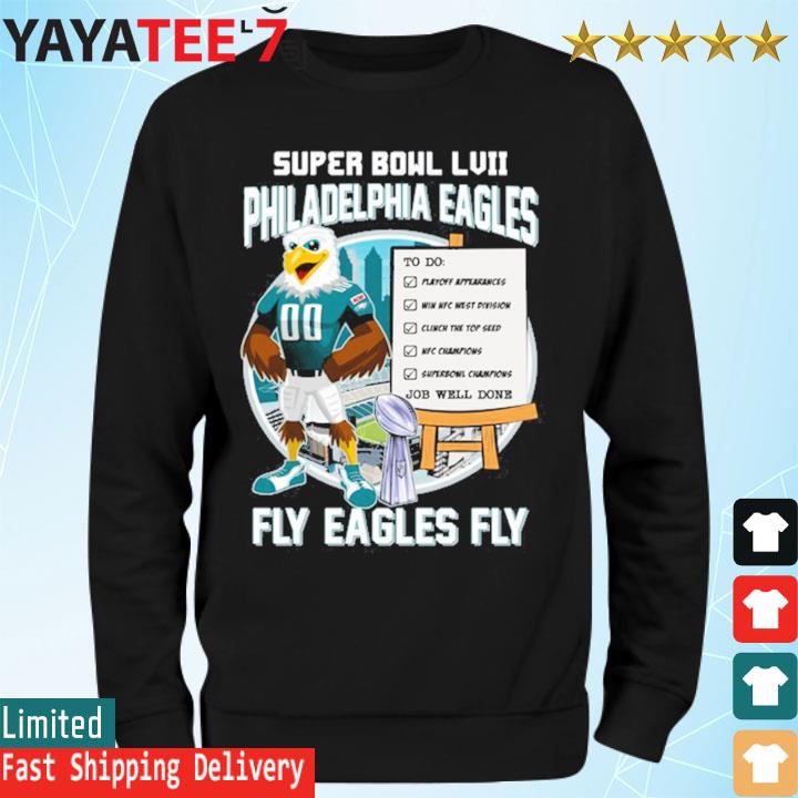 Super Bowl LVII Fly eagles fly Philadelphia eagles NFC champions shirt,  hoodie, sweater, long sleeve and tank top