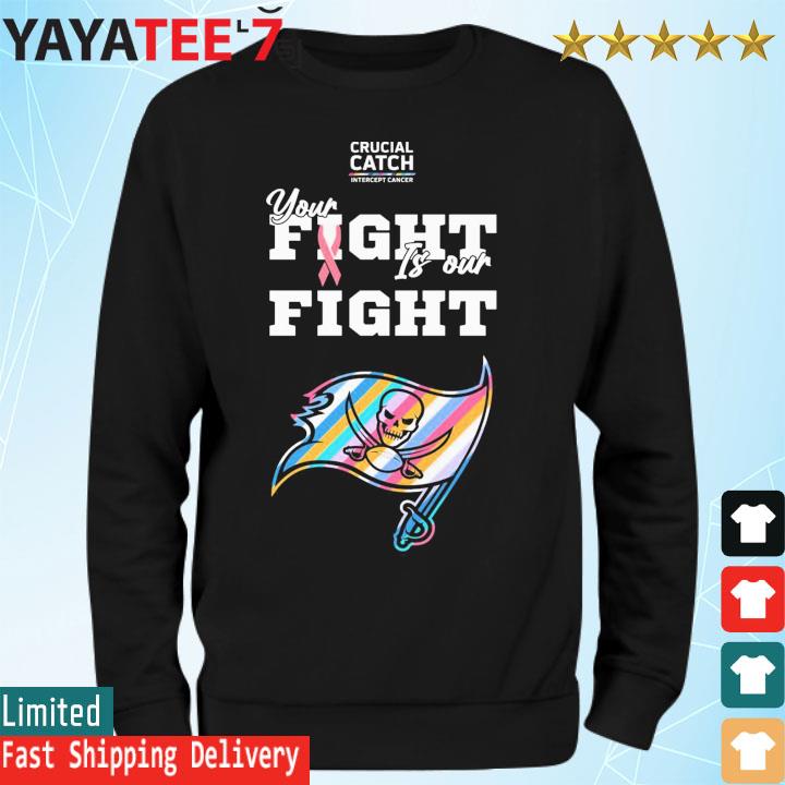 Tampa Bay Buccaneers Crucial Catch Intercept Cancer Fight Like A Buccaneers  shirt, hoodie, sweater, long sleeve and tank top