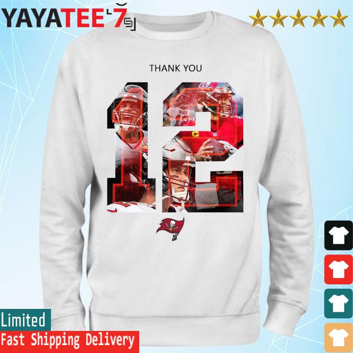 Tom Brady GOAT Thank you for the memories tshirt Tampa Bay Buccaneers NFC  South