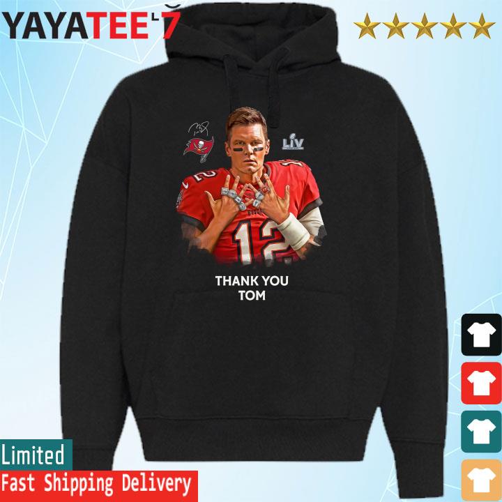 Tampa Bay Buccaneers Thank You 12 Tom Brady 2023 Shirt, hoodie, sweater,  long sleeve and tank top