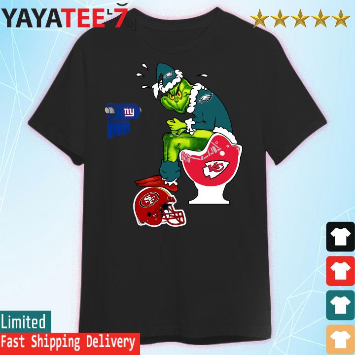 Grinch NFL Official Team Football Philadelphia Eagles Shirt