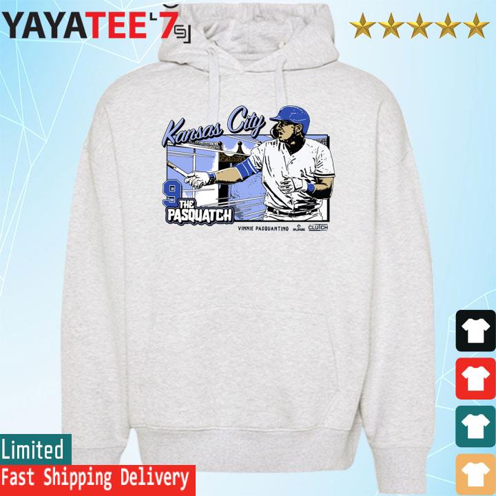 Official kansas city royals the pasquatch Vinnie Pasquantino shirt, hoodie,  sweater, long sleeve and tank top