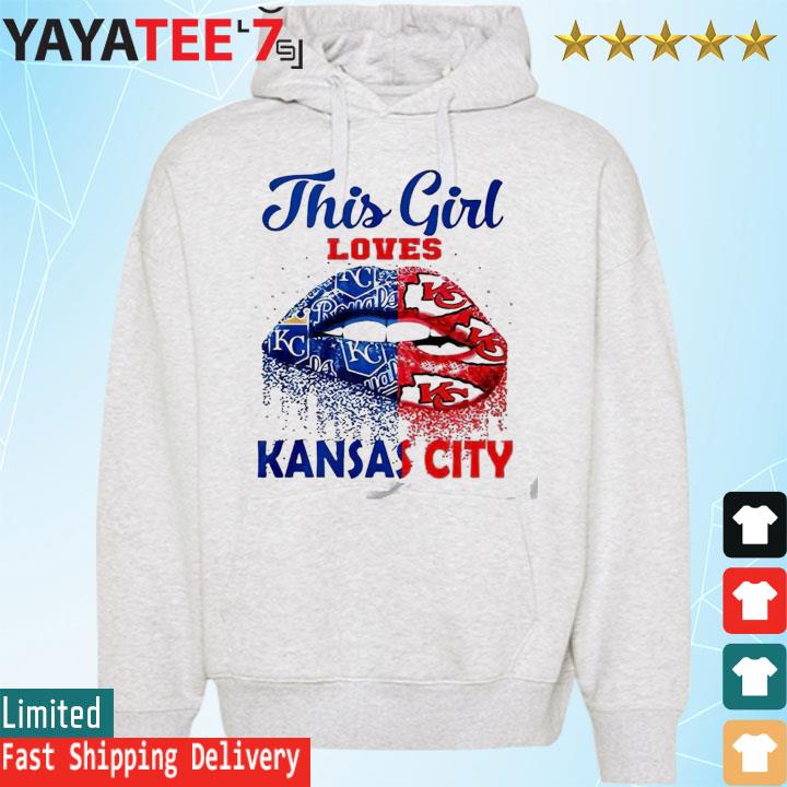 This Girl love Kansas City Chiefs and Royal lips s Hoodie