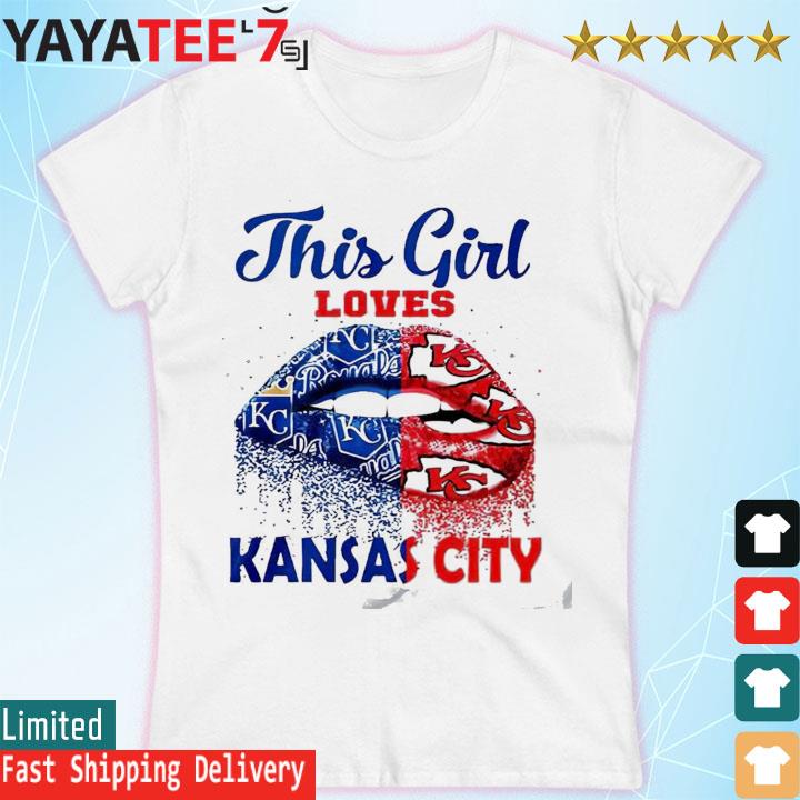 This Girl love Kansas City Chiefs and Royal lips s Women's T-shirt