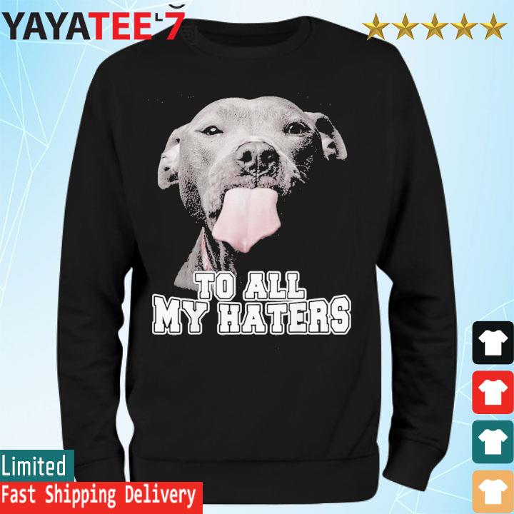 Pitbull to all my haters Pittsburgh Steelers shirt, hoodie and sweater