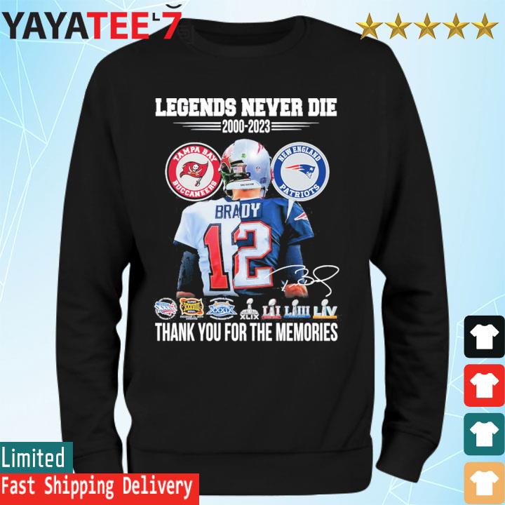 Tom Brady He Is Back Number 12 Legend shirt, hoodie, sweater, long