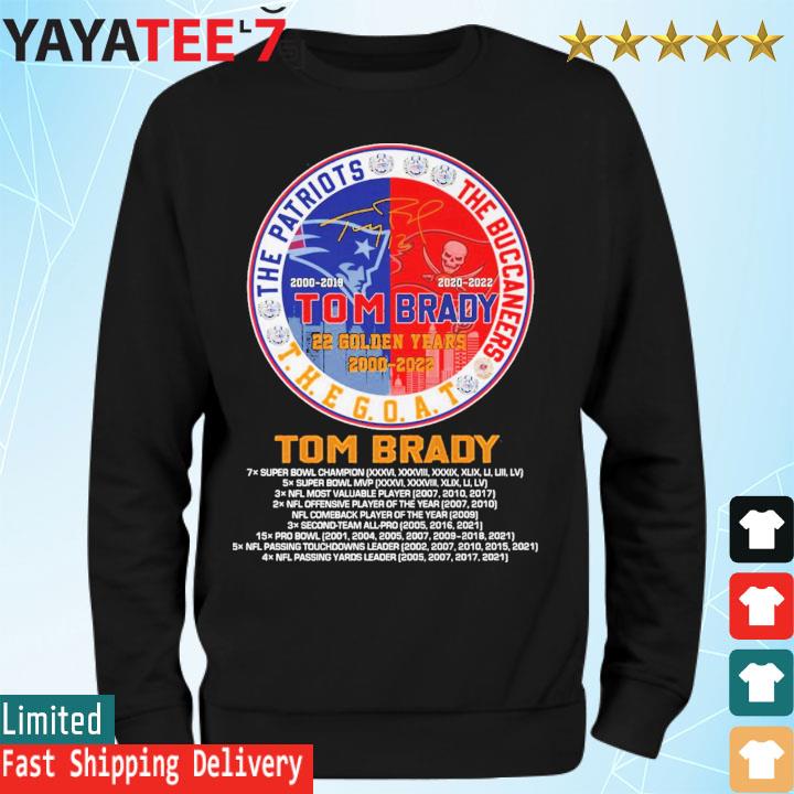 Original Tom Brady Goat 2022 Signature T-shirt,Sweater, Hoodie, And Long  Sleeved, Ladies, Tank Top