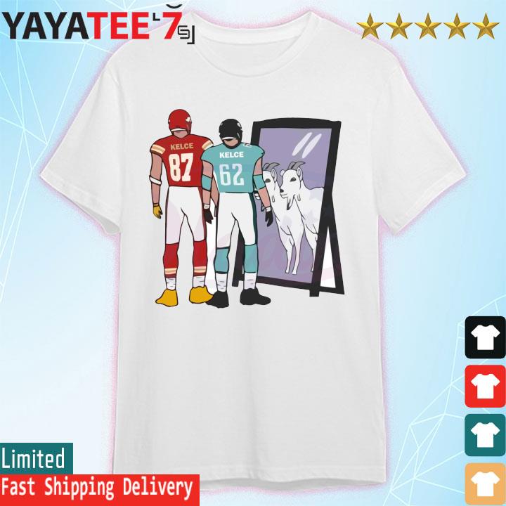 Travis Kelce And Patrick Mahomes Mirror Goats NFl T-Shirt