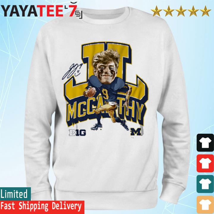 Valiant University of Michigan Football Gray JJ McCarthy Tee