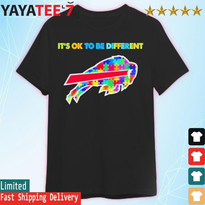 2023 Buffalo Bills Autism It’s ok to be different Tee shirt