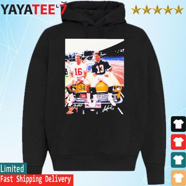 Dan Marino Joe Montana Tee Shirt Turd Ferguson - Snowshirt