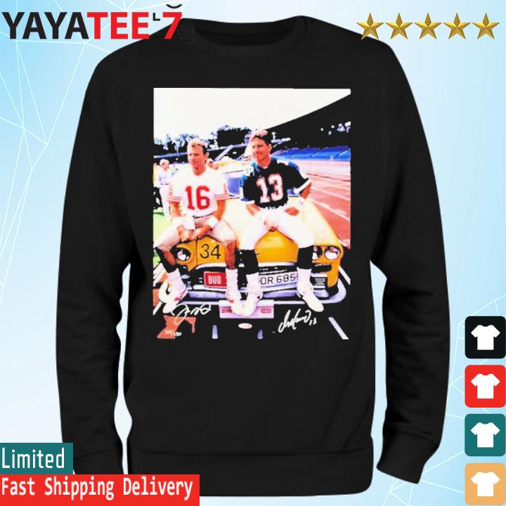 Dan Marino Joe Montana Tee Shirt Turd Ferguson - Snowshirt