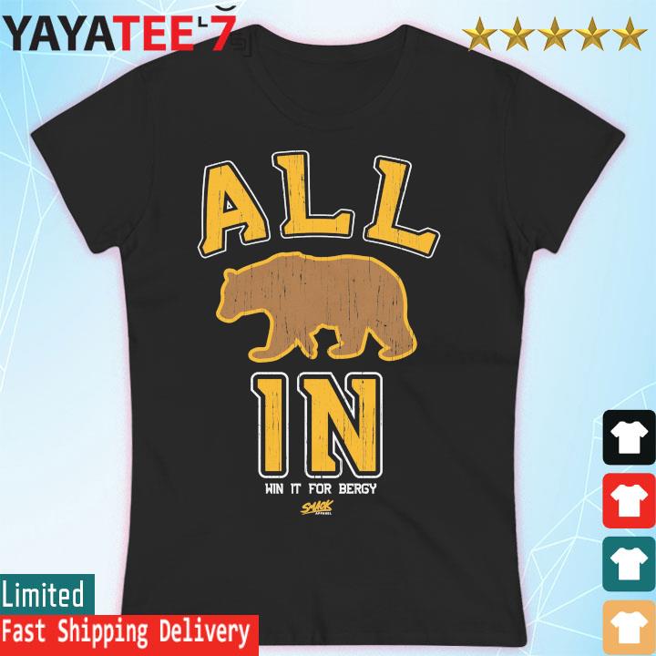 Boston Bruins Bear All In Win For Bergy Shirt, hoodie, sweater, long sleeve  and tank top
