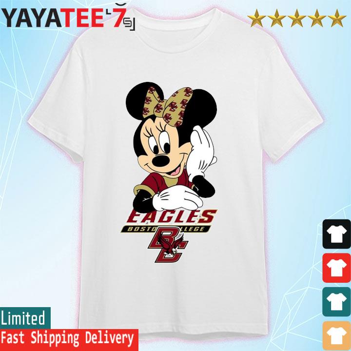 Boston College Eagles NCAA Mimi Mouse Walt Disney Shirt