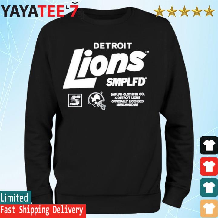 Shop Detroit Lions SMPLFD 2023 T-Shirt Clothing