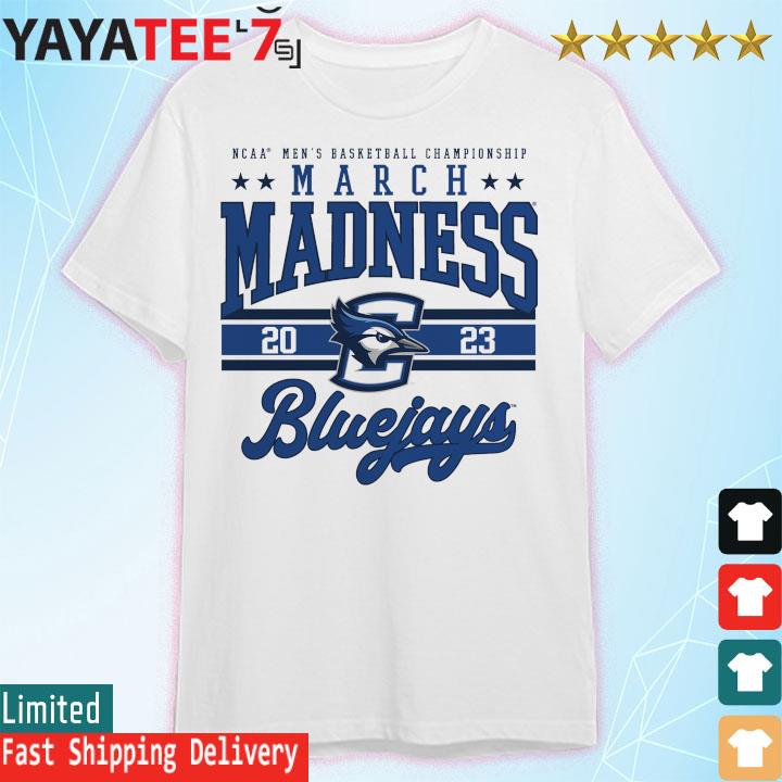 CREIGHTON BLUEJAYS 2023 NCAA MEN'S BASKETBALL TOURNAMENT MARCH MADNESS T  SHIRT - Limotees