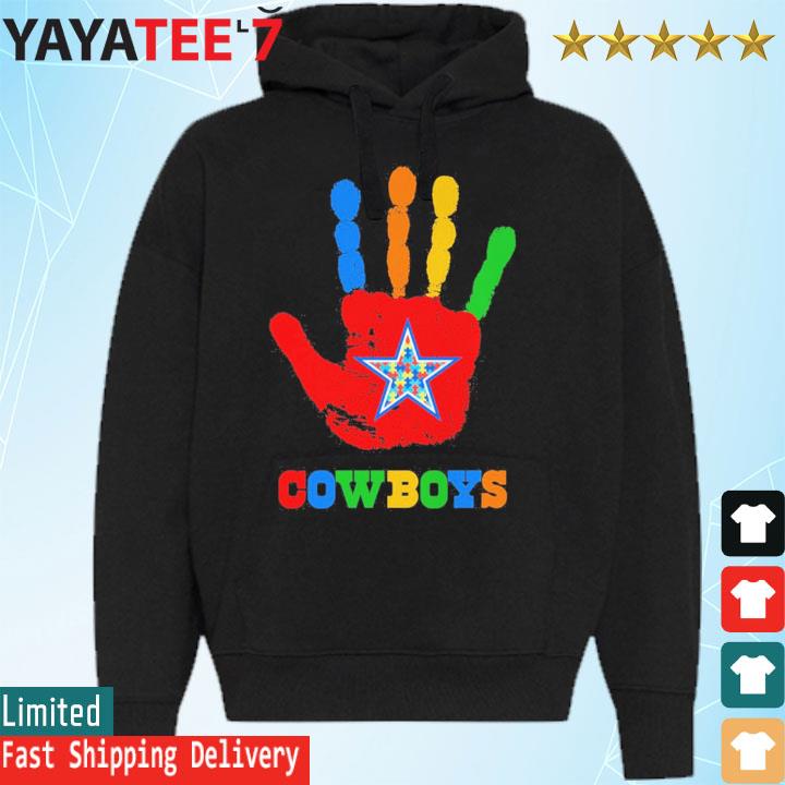 Official dallas Cowboys Hand Autism 2023 NFL shirt, hoodie