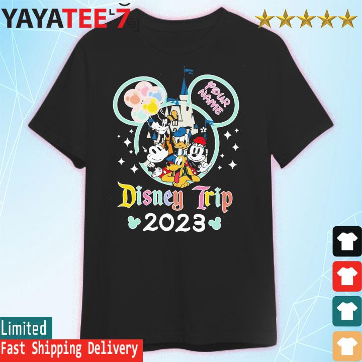 Disney Trip 2023 Disneyland Custom name shirt