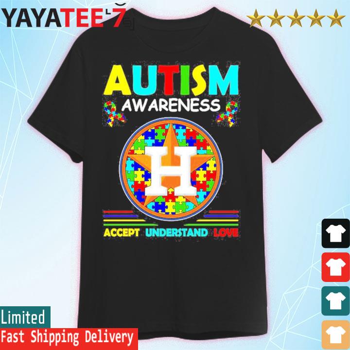 Astros T-Shirt Autism Awareness Symbol Houston Astros Gift