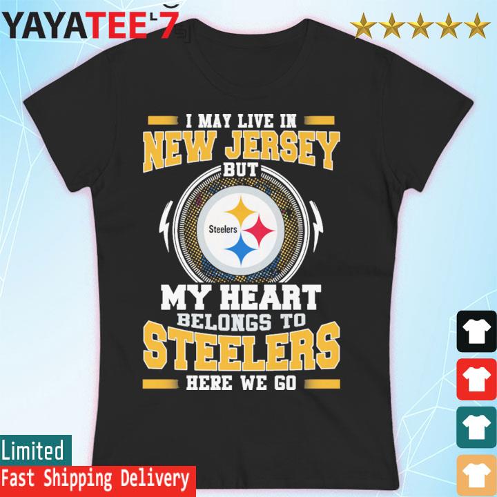 Pittsburgh Steelers Logo Heart Let's Go Steelers Shirt