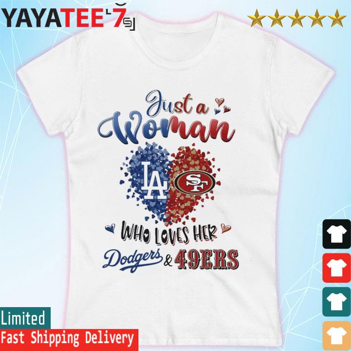 49ers Womens Shirt Just A Mom Who Loves Her 49ers Gift