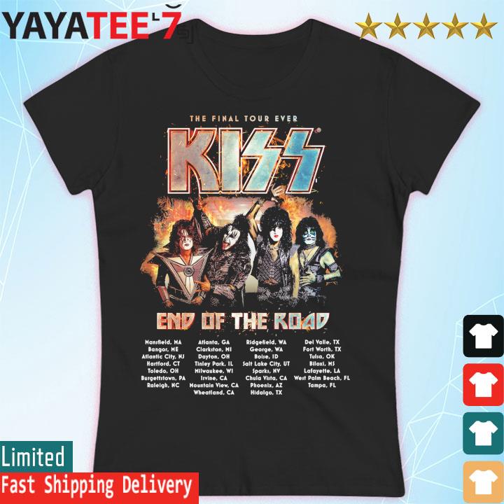 End Of The Road Tour Kiss Band Shirt Rock 2023 Graphic Fan Unisex  Sweatshirt - TourBandTees