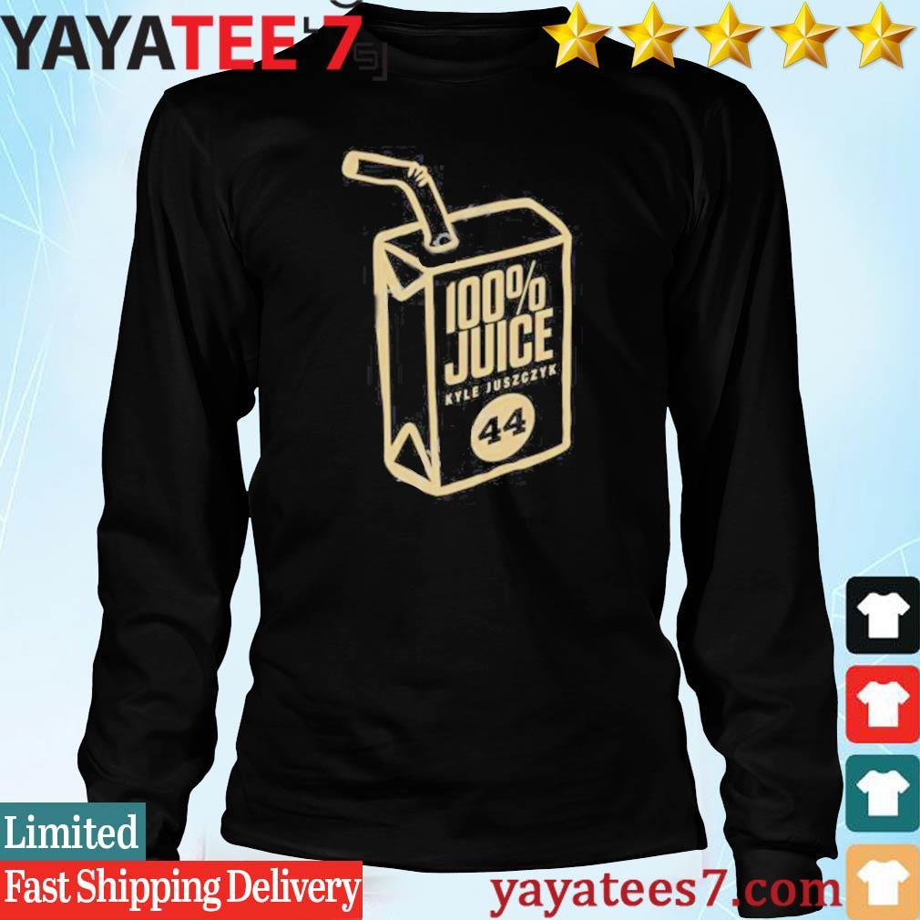 Box 100% juice kyle juszczyk number 44 shirt, hoodie, sweater, long sleeve  and tank top