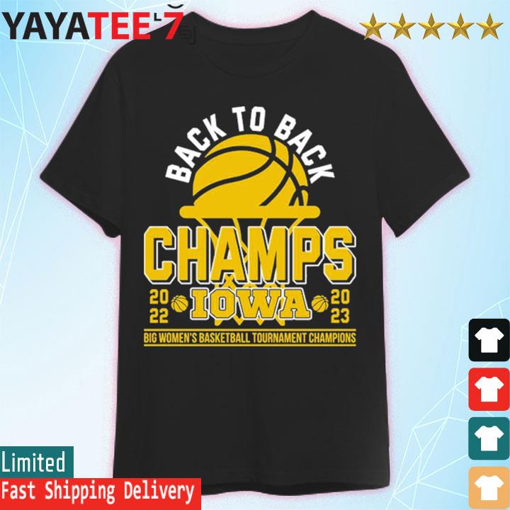 Official back To Back Champs Iowa Tee Shirt