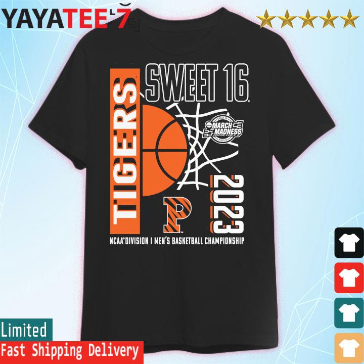 Official Princeton Tigers 2023 NCAA Men's Basketball Tournament March Madness Sweet 16 T-Shirt