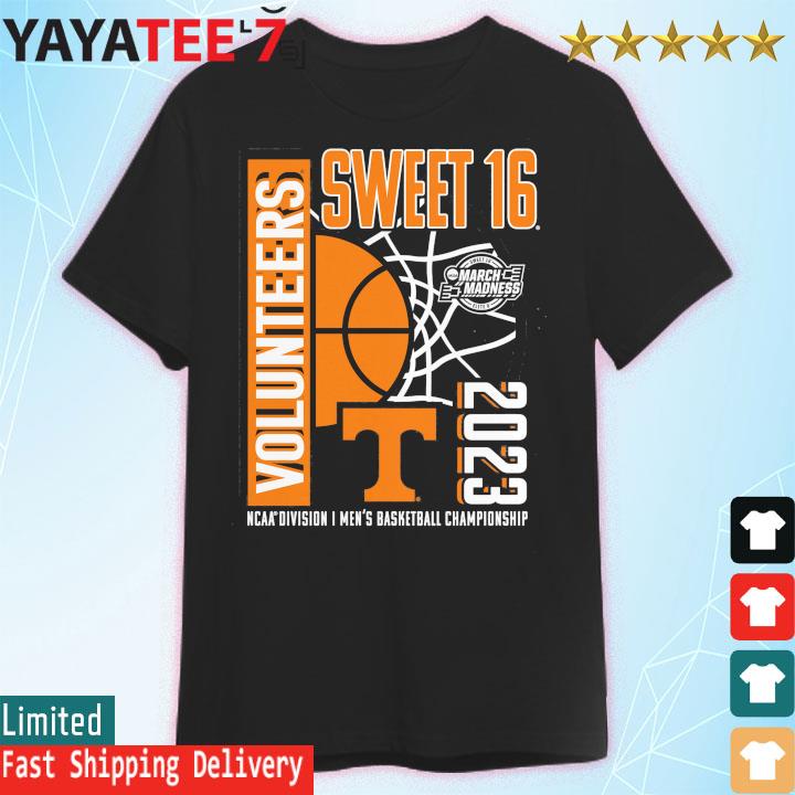 Official Tennessee Volunteers Sweet 16 march madness 2023 NCAA Division I men's Basketball Championship shirt