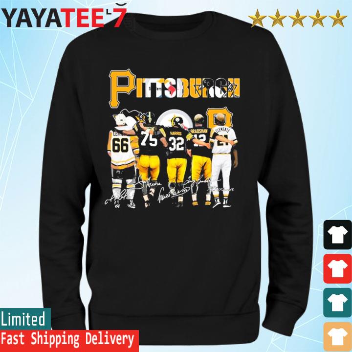 Pittsburgh Joe Greene Mario Lemieux Roberto Clemente signatures shirt,  hoodie, sweater, long sleeve and tank top