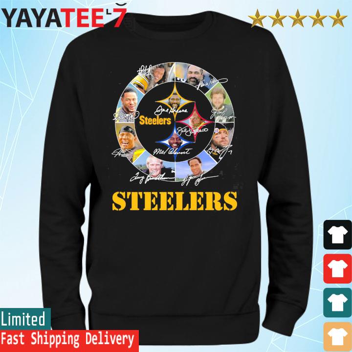 Pittsburgh Steelers Legends In History signatures shirt, hoodie, sweater,  long sleeve and tank top