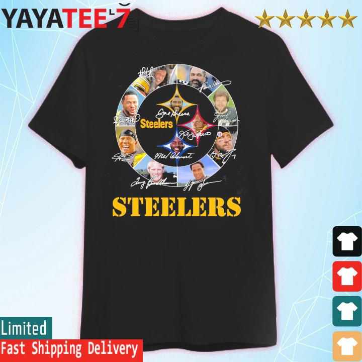 Pittsburgh Steelers Players The Legends Signatures T-shirt,Sweater, Hoodie,  And Long Sleeved, Ladies, Tank Top