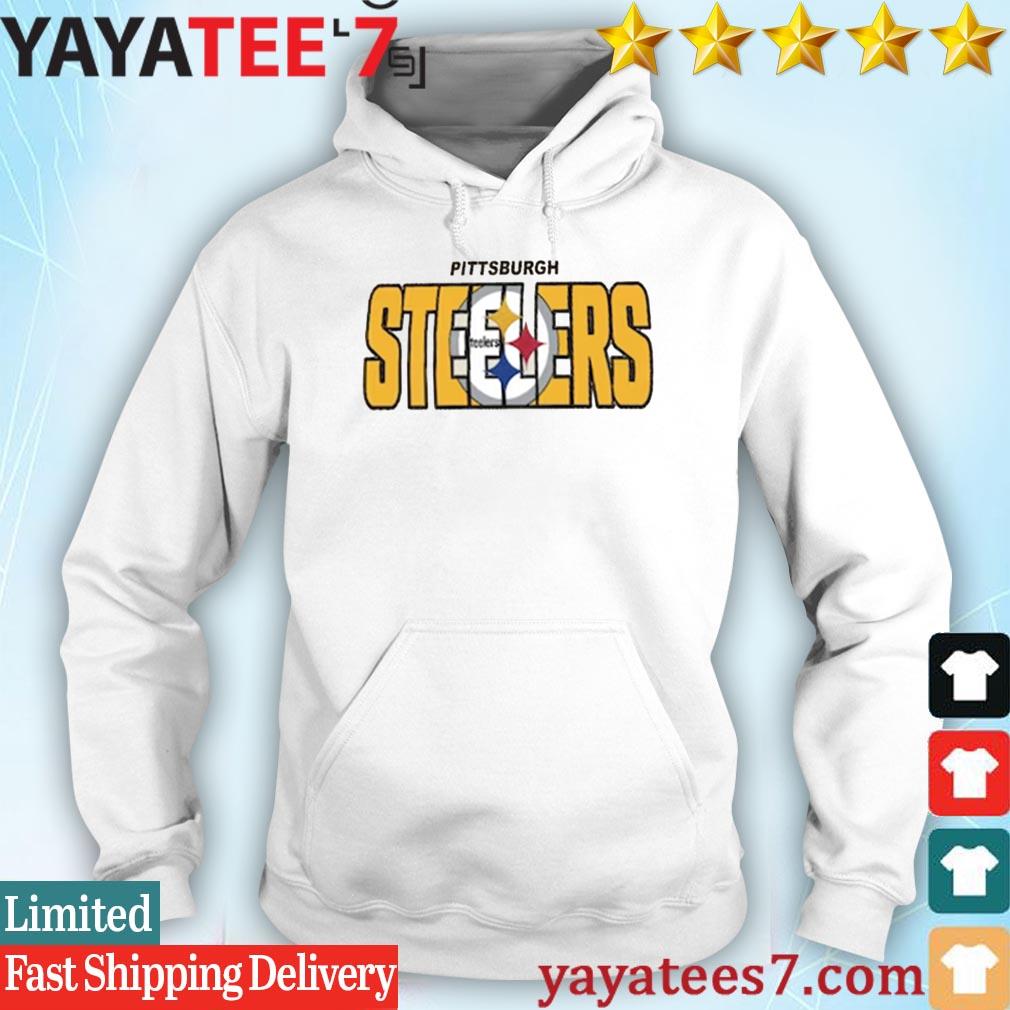 New Era Pittsburgh Steelers NFL Black Pullover Hoodie Sweatshirt: