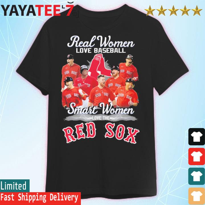 Real Women love Baseball smart women love the Red Sox 2023 shirt