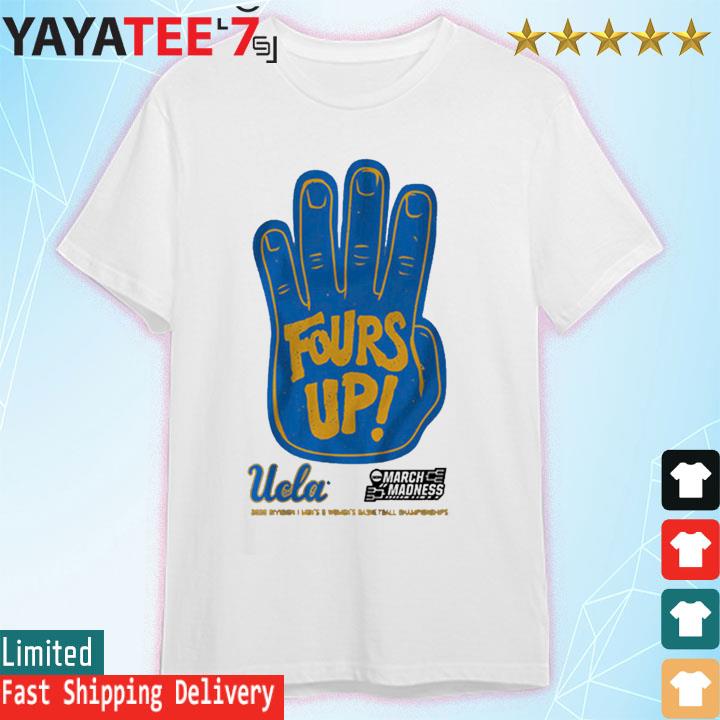 UCLA Basketball Fours Up Tee Shirt
